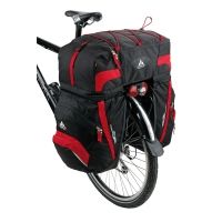 Sacoche de v�lo arri�re VAUDE Karakorum (noir / rouge)