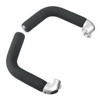 Cornes de guidon Ergotec Touring L (noir sabl�)