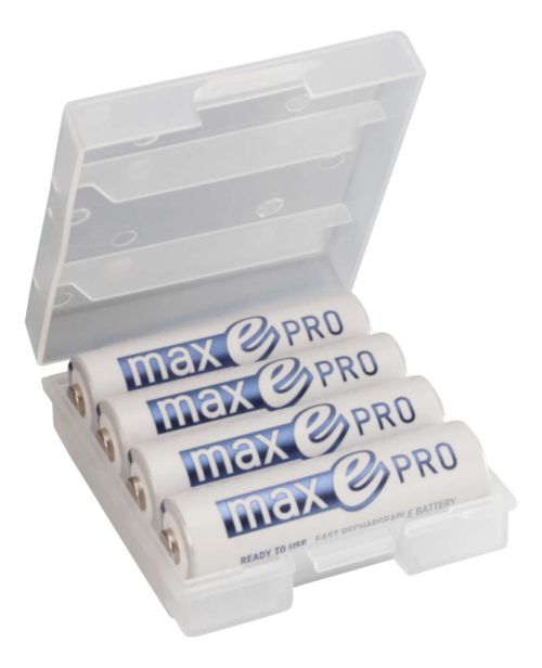 Boite de 4 piles AAA rechargeable Ansmann à faible auto-décharge.