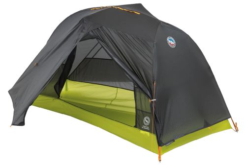Tente Big Agnes Tiger Wall UL1 Bikepack, avec porte ouverte