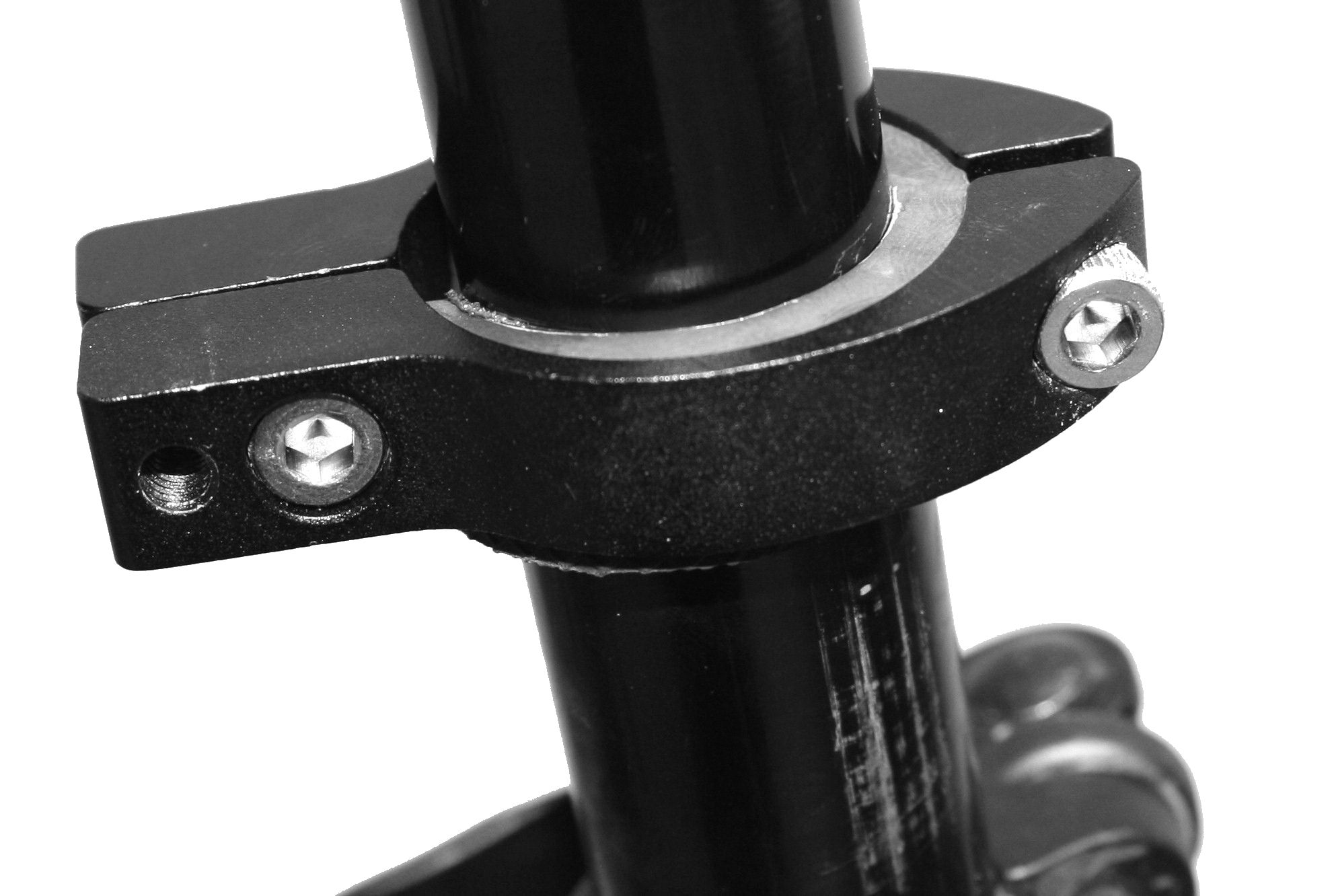 Collier De Selle Vélo Antivol Avec Serrage Rapide – Réglable Sans Outil, Diamètre 31,8 Mm – Pour VTT, Vélo De Route (Noir)