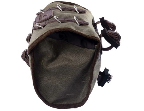 Sacoche de guidon Carradice Earby Bar Bag, couleur Field Green.