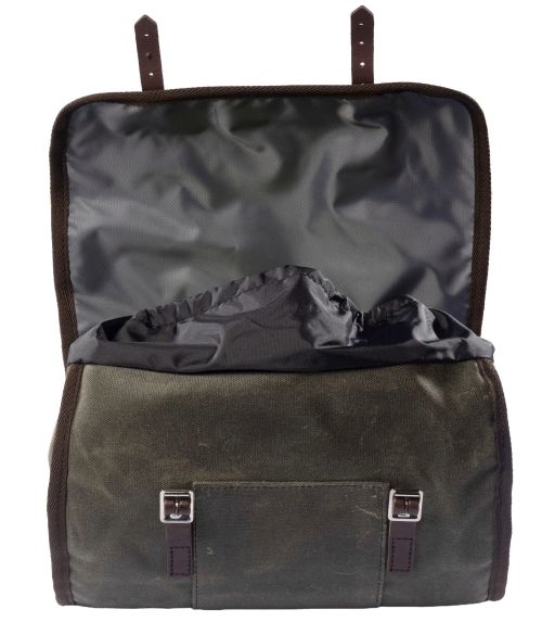 Sacoche de guidon Carradice Earby Bar Bag, couleur Field Green.