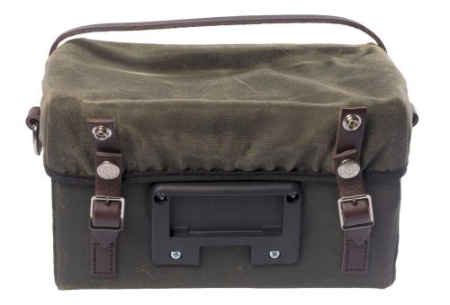 Sacoche de guidon Carradice Originals Keswick, couleur Field Green.