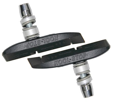 Paire de patins V-brake Kool-Stop T3 Supra 2 CSS.
