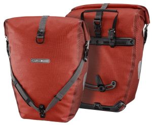 Sacoche de vlo Ortlieb Back Roller Plus de couleur rouge salsa.