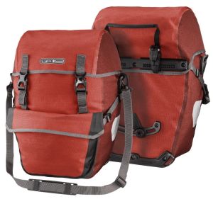 Sacoche de vlo Ortlieb Bike Packer Plus de couleur rouge.