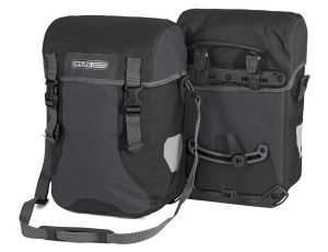 granite Sacoche de vélo Ortlieb Sport Packer Plus de couleur grise granite.