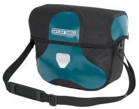 bleu Sacoche de guidon Ortlieb Ultimate de couleur petrol.