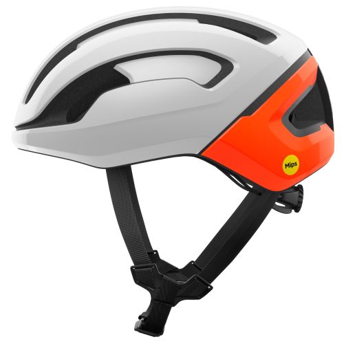Casque Poc Omne Air Mips, blanc et orange