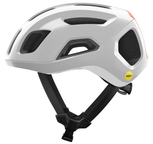 Casque Poc Ventral Air Mips, blanc et orange