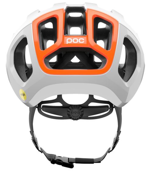 Casque Poc Ventral Air Mips, blanc et orange