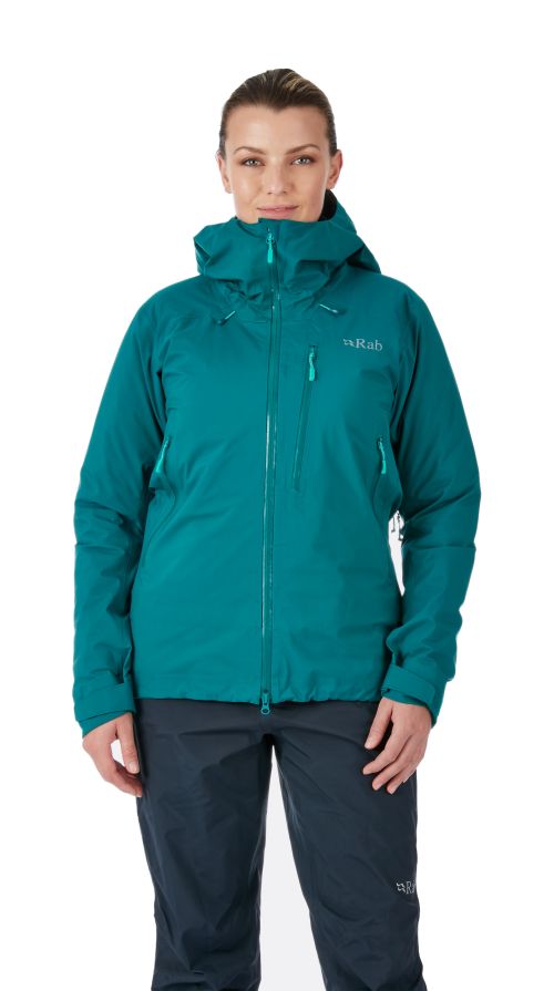 Veste tanche femme Rab Women's Firewall Jacket Atlantis