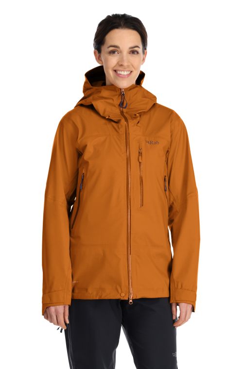 Veste tanche femme Rab Women's Firewall Jacket Marmalade