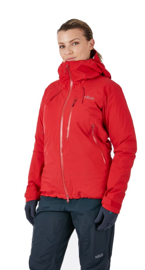 Veste tanche femme Rab Women's Firewall Jacket Ruby