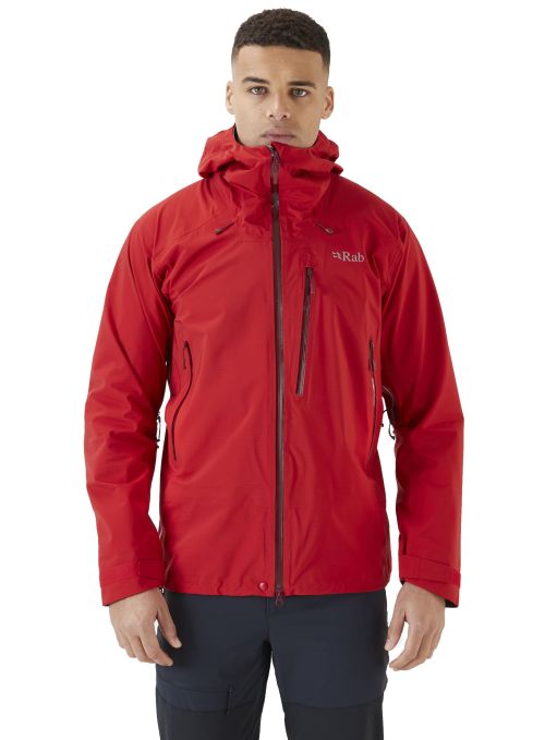 Veste tanche Rab Firewall Jacket Ascent Red