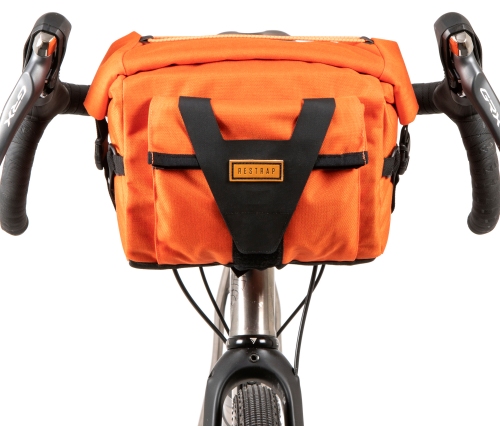 Sacoche de guidon Restrap Bar Pack, orange.