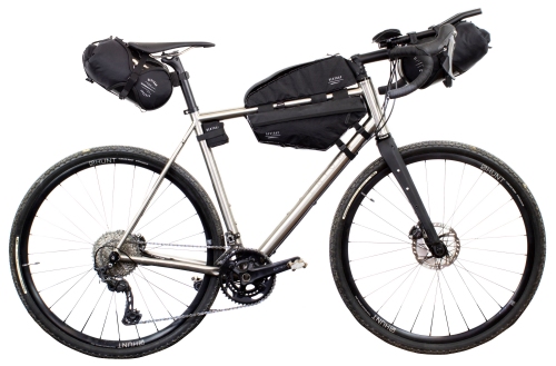Sacoche de bikepacking Restrap pour brevet.