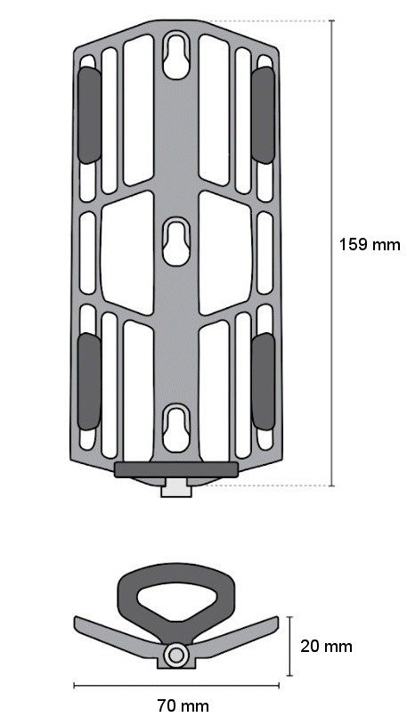 Porte-bidon Revelate Design Tarsier Cargo Cage.