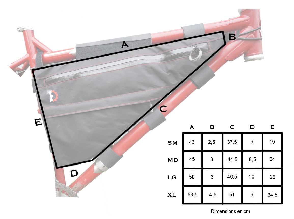 Sacoche de VTT Relevate Design Ranger Frame Bag.