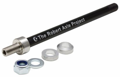 Axe traversant Robert Axle Project pour remorque enfant.