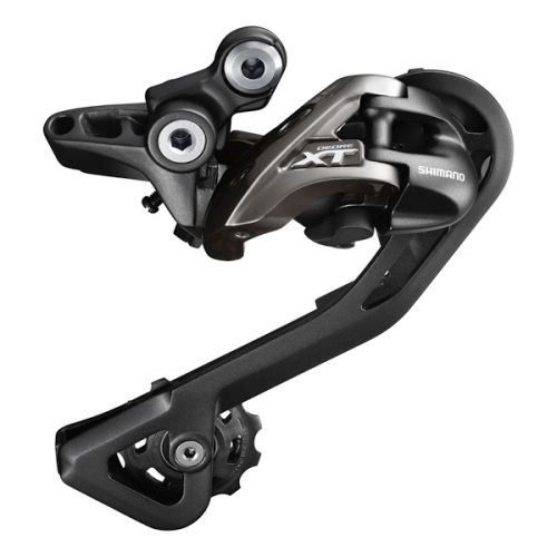 Drailleur arrire 10 vitesses Shimano Deore XT.