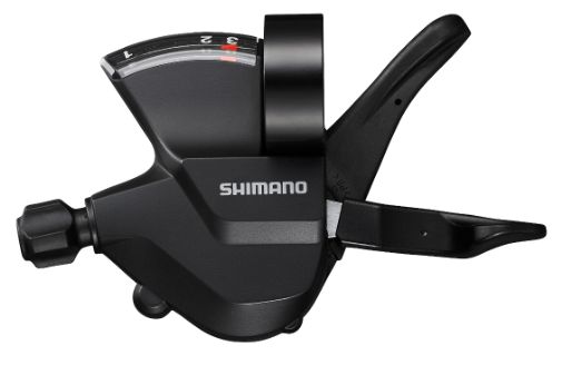Manette gauche 3 x 8 vitesses Shimano M315.