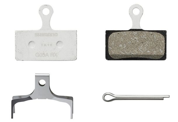 Paire de plaquettes Shimano G05A-RX pour freins à disque.