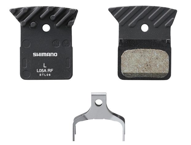 Paire de plaquettes Shimano L05A-RF pour freins à disque.