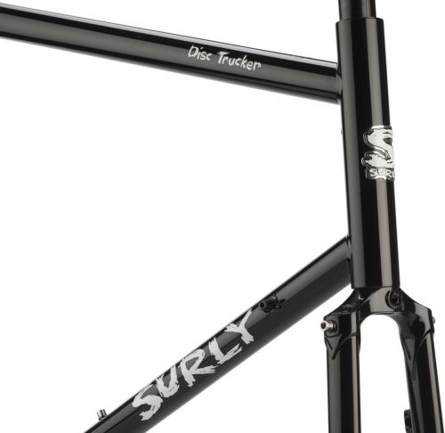Kit cadre Surly Disc Trucker Hi-Viz Black (tube de direction)