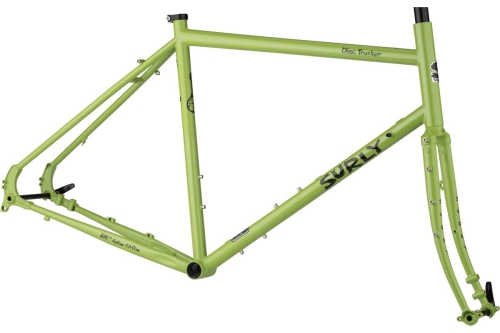 Kit cadre Surly Disc Trucker Hi-Viz Black (tube de direction)