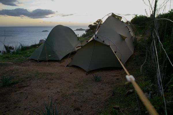 Tentes de randonne haubane.