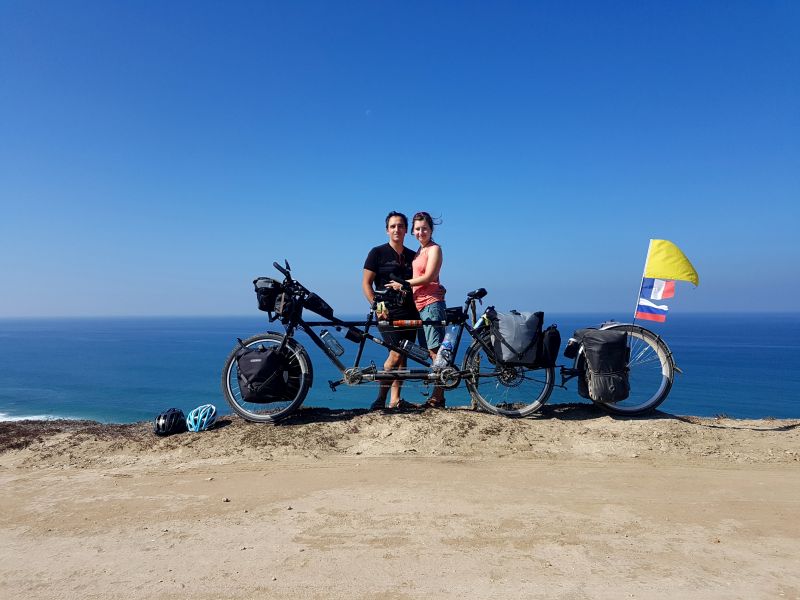 Tandem avec remorque Extrawheel