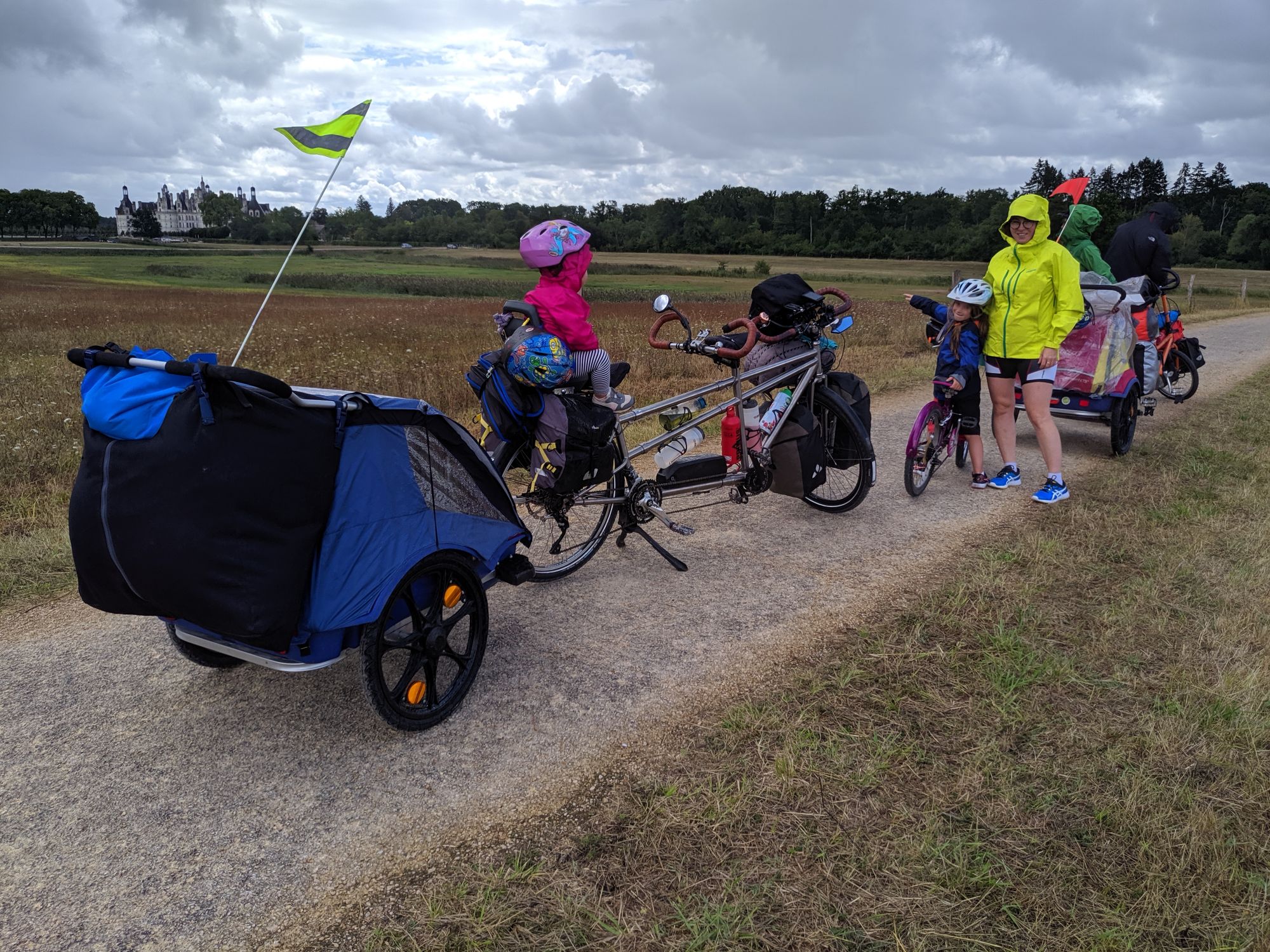 Remorque cyclotourisme Bob Yak, pour vélo ou tandem avec roue de 26 pouces