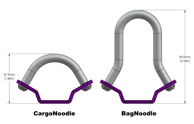 Support pour porte-bidon Widefoot CargoMount.
