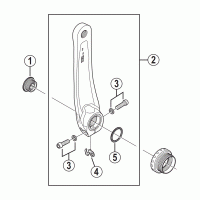 Petite pice pour pdalier Shimano Hollowtech II