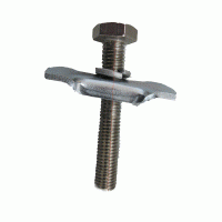Plaque de fixation avec vis